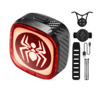 Générique Feu arrière vélo 3 Modes Réglables Signaux Détection Type-C