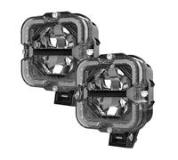 Générique Feu Circulation Diurne Projecteurs Travail Led 24V 12V Phares Ambre DRL Antibrouillard Pour Camion Voiture Tout-terrain ATV SUV UAZ Moto Jeu Phares(B)