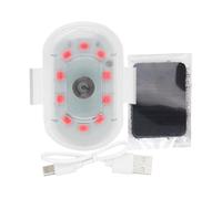 Générique Feu Clignotant | Éclairage LED à Activation Tactile - Avertisseur Rechargeable Pour Moto - Pour Auto Véhicule Moto Berline Pick-up Scooter SUV Drone Vélo Conduite Extérieur