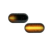 Générique Feu Clignotant Ensemble Feux Position Latéraux LED Dynamiques À Lentille Transparente Clignotant Séquentiel Pour Opel Pour Movano A 1998 - 2009(Smoked Lens)