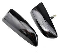 Générique Feu Clignotant Rétroviseur Latéral Feux De Position Latéraux Dynamiques À LED Avec Clignotants Pour Buick Pour Regal 2018-2019 (2 Unités)(Smoked black)
