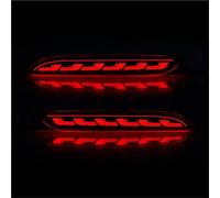 Générique Feu de Brouillard Arrière Feu De Pare-chocs Arrière À LED Pour Chevy Pour Cavalier 2020-2022 Clignotant Dynamique Avertissement De Freinage Accessoires Voiture(Smoked Shell,Pattern B)