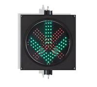 Générique Feu de signalisation LED 12 Pouces - DC12/DC24V/AC85-265V pour Routes, Stations-Service, quais - Lumineux, Durable, télécommande Incluse, idéal pour la sécurité et la visibilité