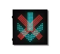 Générique Feu de signalisation LED 16" - Feu Stop Durable pour Route, Quai, Garage | AC/DC 12V/24V/85-265V | Décoration routière Lumineuse et sécuritaire pour Une visibilité Accrue