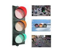 Générique Feu de signalisation LED télécommandé - Signalisation Industrielle Rouge/Jaune/Verte 200 mm pour Intersections, Routes et péages - Compatible AC110V et DC12V