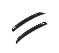 Générique Feu frein voiture Pour Mini Pour Cooper F55 F56 S/Jcw 2014-up Garniture D'aile Arrière Spoiler Extension Ailerons De Lèvre Sport Rouge/noir/Fibre Carbone 2 Pièces(Fibre de carbone)