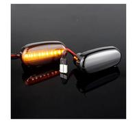 Générique Feu Latéral 2 pièces pour Alfa pour Romeo pour Mito 955 147 GT 937 60683294 feux position latéraux LED dynamiques clignotant lampe clignotante clignotant(Smoked Dynamic)