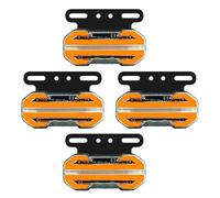 Générique Feu latéral de camion, feux latéraux d'avertissement pour camion | Feux de position latéraux de remorque LED 24 V avec support,Voyant d'avertissement, feux 4 pièces, feu de, de si