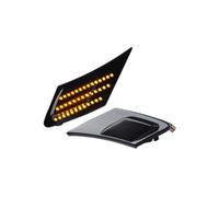 Générique Feu Latéral Marqueur rétroviseur latéral dynamique LED clignotant lampe indicateur pour Scion pour FR-S 2012 - 2020, 2 pièces clignotant(Smoked Black)
