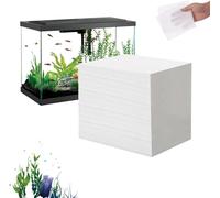 Générique Feuilles absorbantes pour Filtre d'aquarium - Média filtrant pour Aquarium Élimine, élimine l'eau Jaune, adsorption à Structure en nid d'abeille, Papier filtrant pour Aquarium (200 pièces)