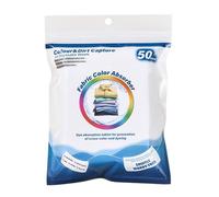 Générique Feuilles Attrape-Couleurs - 50 Pièces De Protection Contre Les Teintures pour Lessive, Feuilles De Protection pour Tissu Anti-dégorgement, Absorbeur De Couleurs Lavable Au Lave-Ling