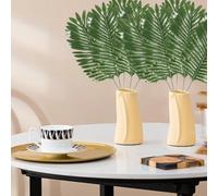 Générique Feuilles De De Palmier Artificielles,Feuilles De Artificielles De Palmier,Fausses de Jungle, Feuilles de Palmier - Fausses Feuilles de Palmier Tropicales, Fausses de pour la Maison et