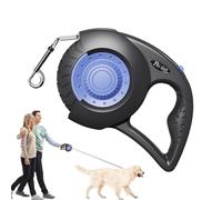 Générique Feuilles pour chiens de course pour chiens moyens - Chien rétractable, télescope automatique - Corde de tracteur pour animaux de compagnie - Sangle de randonnée avec poignée