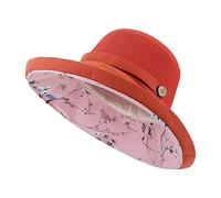 Générique Feutre Noir Homme pour Femme Chapeau de pêcheur à Double épaisseur Chapeau de Soleil Bob Carton Enfant
