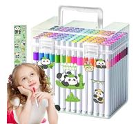 Générique Feutres de Coloriage pour | Set de Feutres Acryliques | Stylos Peinture Anti-Tâche Imperméables pour École Voyage