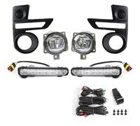 Générique Feux anti-brouillard auto Feux Antibrouillard Led Pour Toyota Pour Raize 2020-2022 Jour DRL Lumière Du Avec Couvercle D'interrupteur À Fil 12V Phares Antibrouillard(B LED)