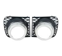 Générique Feux Antibrouillard Pour Land Pour Rover Pour Range Pour Rover Pour Vogue L322 2010-2012 Couvercle Phare Antibrouillard Pare-chocs Avant Voiture Antibrouillard Avant(Silver 1pair)