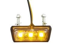 Générique Feux Arrière LED pour Motos - Éclairage de d'Immatriculation pour Moto - Lumière de Frein Étanche à Libération Rapide Accessoires pour Aventure