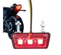 Générique Feux Arrière LED pour Motos | Indicateurs De Direction Et Feu Stop Pour La Moto | Lumière de Frein Étanche à Libération Rapide Accessoires pour Aventure