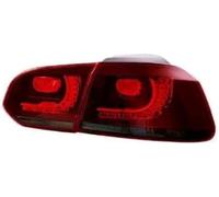 Générique Feux arrière voiture Pour VW Pour Golf 6 MK6 R20 2008-2013, 1 paire de feux Pour arrière de voiture(2 side red and black)