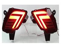 Générique Feux arrières Auto 2 Pièces LED Réflecteur Pour Mazda CX-5 CX5 2013 2014 2015 2016 Feu Arrière Voiture Pare-chocs Antibrouillard Stop Feux arrière automobile(3 Function)