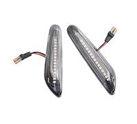 Générique Feux Clignotants Pour E90 E91 E92 E93 E60 E87 E82 E46 Clignotant Latéral Dynamique Séquentiel Sans Erreur 2 Pcs(Crystal Type A)