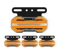 Générique Feux de position latéraux à LED, clignotants latéraux | Feux de recul 24 V avec support,Voyant d'avertissement, feux 4 pièces, feu de camion, feux de signalisation, voyant lumineux