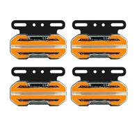 Générique Feux de position latéraux de camion, feux de position latéraux à LED,Feux de 24 V avec support - de signalisation, feu de camion, voyant d'avertissement, voyant lumineux 4 pièce