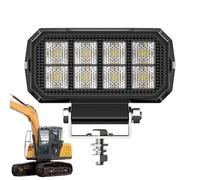 Générique Feux LED Pods - Blocs LED Carrés Étanches 9 cm pour Tracteur - Accessoires Auto pour Éclairage Hors Route et Neige