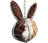 Générique Fibre Naturelle pour La Nidification des Oiseaux, Panier Décoratif en Métal Rechargeable, Support De Matériel De Nidification Fait À La Main, Destiné Aux Canaris Et Perruches Usage