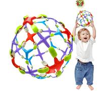 Générique Fidget Ball Toy, Colorful Stretchy Sphere, Telescopic Stress Relief Ball for Kids, Outdoor Game Throwing, Colorful Breathing Sphere Toy, Breathing Exercise for Party Fun and Playtime