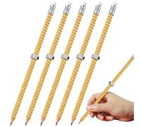 Générique Fidget Pencil, Silent Fidget Pencil, 0.39x0.39x6.89 Inches Calming Tactile Design and Educational Use, Stress Sensory Writing Toolsl for Kids, Boys, Girls, Men, Women, Adults