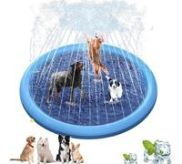 Générique Fidofaves Splash Pad for Dogs, Dog Splash Pad Heavy Duty, Splash Pool, Non-Slip Water Play Mat for Large Dogs Heavy Duty, for Small/Medium/Large Breeds (59in)