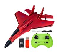 Générique Fighter Model Toy, 2.4GHz RC Fighter Plane Toys with Lights, Pull Back Foam Aircraft Airplane Models, Durable Planes Beginner Kids Boys, Remote Control Flying for Indoor Outdoor Play