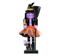 Générique Figure de Casse-Noisette en Bois d'halloween, Modèle de Figurine Soldat Nutcracker, décoration de Vacances d' à Collection Peint à la Main pour la pièce maîtresse de Table de Table