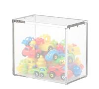 Générique Figure Display Case, Dustproof Collectibles Display, Booster Box Clear Showcase, Compact Storage Organizer, Transparent Cover for Living Room, Bedroom, Table, Closet, Hobby