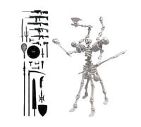 Générique Figure Squelette - Accessoires Inclus Souvenir détaillé,Figure articulée décorative,pour Un Anniversaire, Salon, Bureau, bibliothèque, dortoir, garçons et Filles, Ados et collectionneurs
