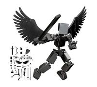 Générique Figurine Articulée 13 Segments - Robot Imprimé 3D À Articulations | Mini Bloc Construction Créatif | pour Enfant, Passionné, Accessoires Multiples, Assemblage DIY, Jeu Ludique Cadeau