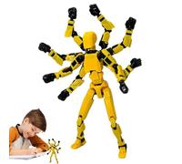 Générique Figurine Articulée Complète - Figurine Jouet, De Dessin Animé Complet avec Huit Bras | Figurine d'action pour Fans Et Collectionneurs avec Articulations Réglables pour Table À Manger,