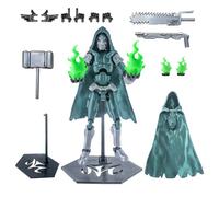 Générique Figurine Articulée Imprimée 3D avec Cape, Kit de Modèle Articulé avec Armes pour Adultes, DIY et Anti-Stress