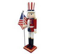 Générique Figurine Casse-Noisette Décorative | Statue Bois Casse-Noisettes Décor Fête Nationale - Modèle Soldat Classique, Ornement De Collection pour Décoration Maison Bureau Chambre Enfant