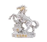 Générique Figurine Cheval Résine - Année du Cheval 2026 | Collectible Zodiaque Chinois - Ornement Bureau Maison Bureau Salon Chambre Bibliothèque Cadeau