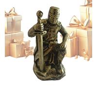 Générique Figurine Chevalier | Sculpture Miniature de Collection de Bureau,Figurine Chevalier Médiéval | Idéal pour Jardin Bureau de Direction Salle d'Étude Bibliothèque à Domicile et Décorati