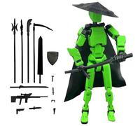Générique Figurine d'action imprimée en 3D,Figurines d'action pour garçons - Jouet Robot avec articulations Mobiles | Décorations de Bureau détaillées réalistes, Compagnon Anti-Stress pour