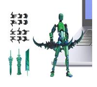 Générique Figurine d'action | Jouet à Monter Soi-même avec Articulations Mobiles Imprimé en 3D | Figurines d'action articulées,pour Noël Camarades Garçons Anime Film Anniversaire