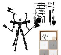 Générique Figurine d'action Squelette - Sculpture Figurine de Collection,Jouet articulé décoratif | pour Anniversaire, fête des, Chambre, Bureau, dortoir, étagère, garçons, Filles,