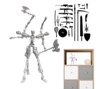 Générique Figurine d'action Squelette | Statuette détaillée Souvenir,Figurine d'action articulée,pour Les garçons, Filles, Adolescents, collectionneurs - Salon, Chambre, Bureau, dortoir,