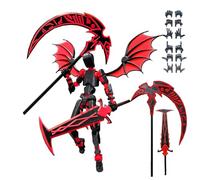 Générique Figurine d'action T 13, Figurine d'action Robot imprimée en, Figurine d'action 13 à Collectionner articulée, Figurine d'action Robot Titan 13 pour décorations de Bureau (Assemblage terminé)