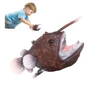 Générique Figurine d'animal - PVC, de Poisson pêcheur 13,5 x 5,3 x 5,8 c