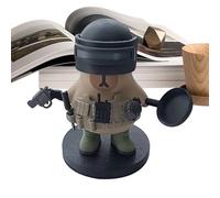 Générique Figurine De Capybara Imprimée en 3D | Décor de Bureau 3D Imprimé Capybara Forces Spéciales,Décoration Bureau Table Voiture Chambre Salon Salle d'Étude Entrée